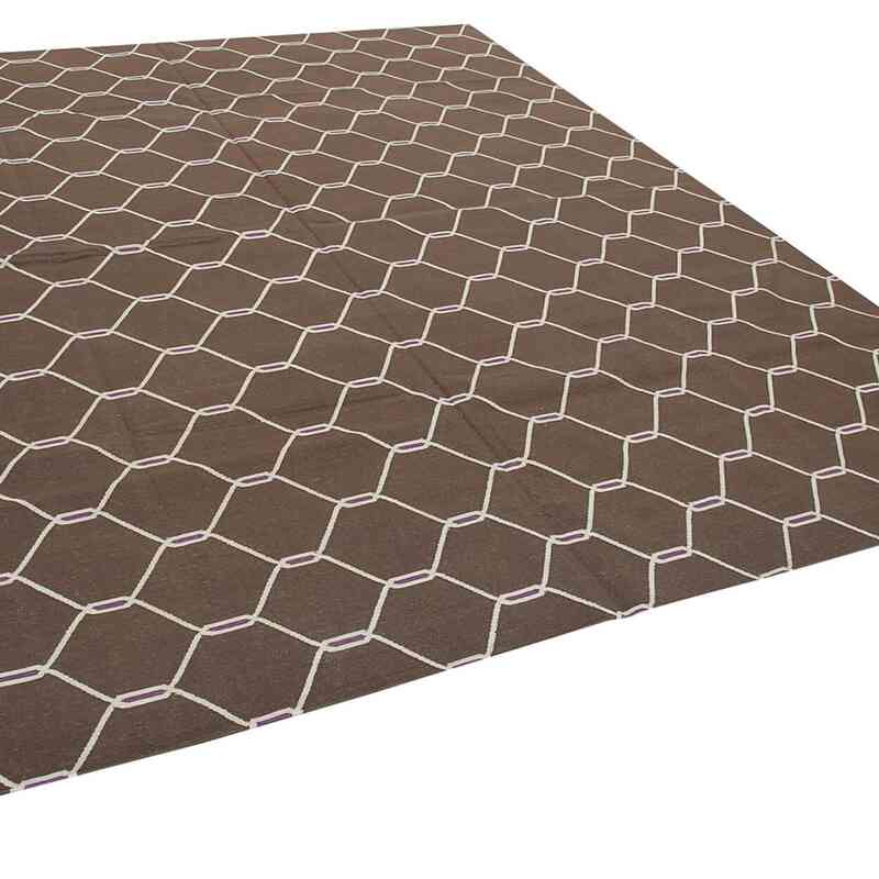 New Dhurrie Rug - 8' 2" x 9' 9" (98" x 117") - K0037470