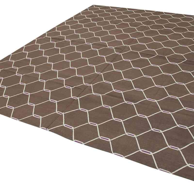 New Dhurrie Rug - 8' 2" x 9' 9" (98" x 117") - K0037470