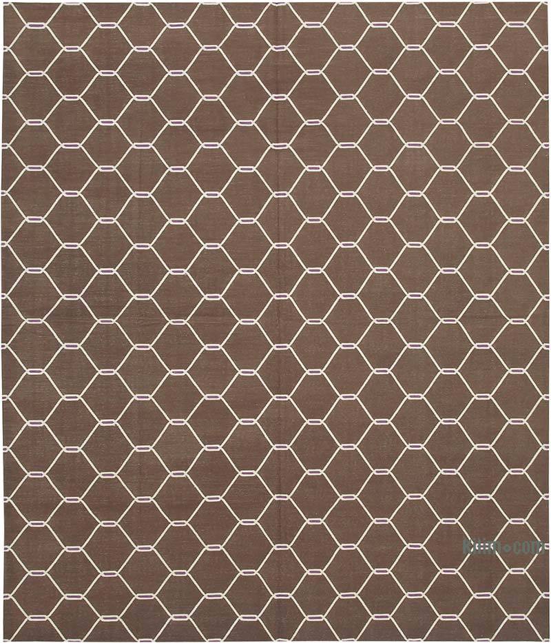 New Dhurrie Rug - 8' 2" x 9' 9" (98" x 117") - K0037470