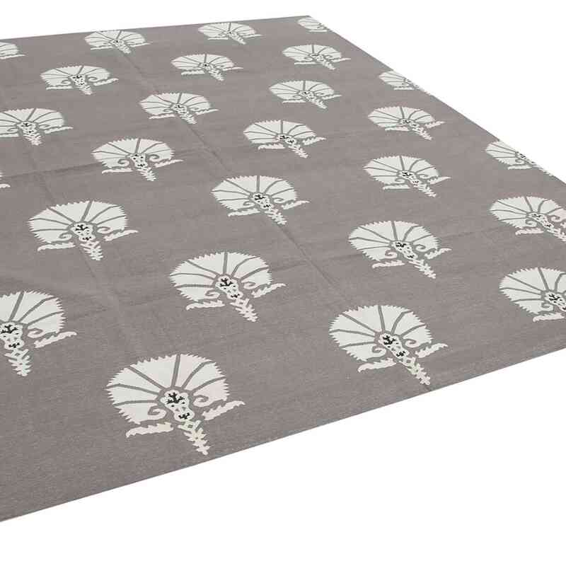 Nueva alfombra Dhurrie - 252 cm x 298 cm - K0037484