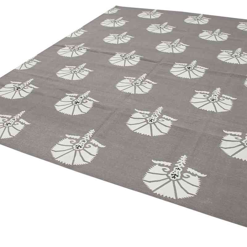 Nueva alfombra Dhurrie - 252 cm x 298 cm - K0037484