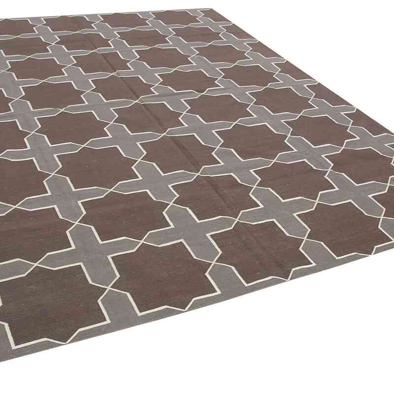 Nueva alfombra Dhurrie - 243 cm x 295 cm - K0037495