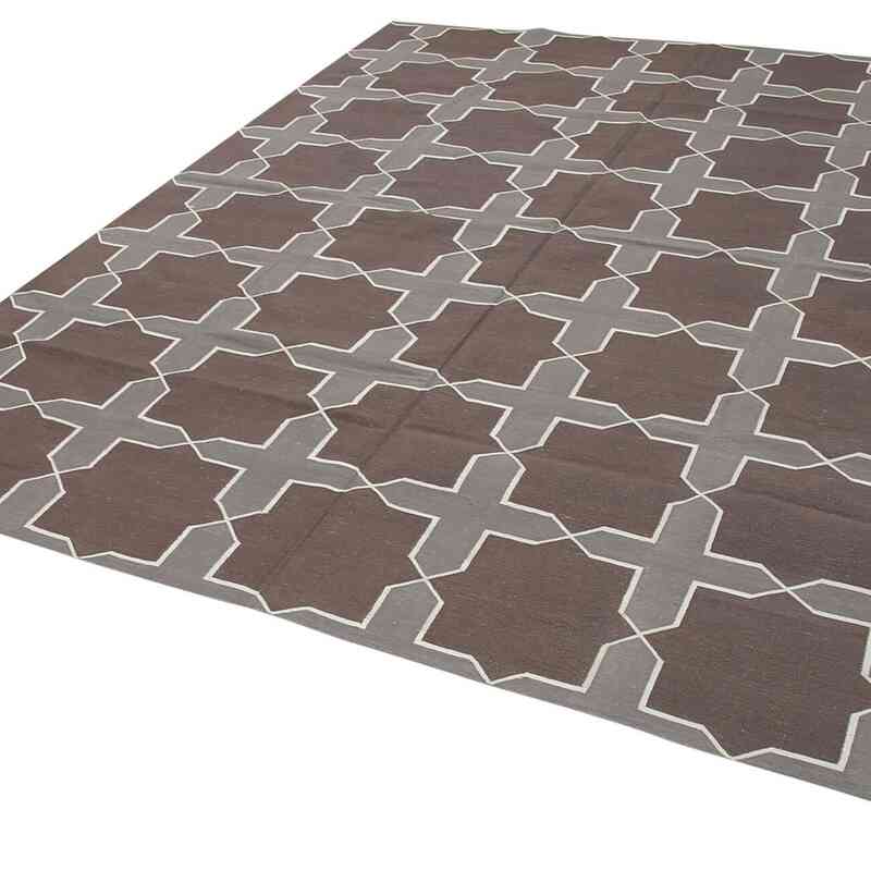 Nueva alfombra Dhurrie - 243 cm x 295 cm - K0037495