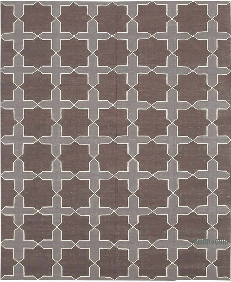 Nueva alfombra Dhurrie - 243 cm x 295 cm - K0037495