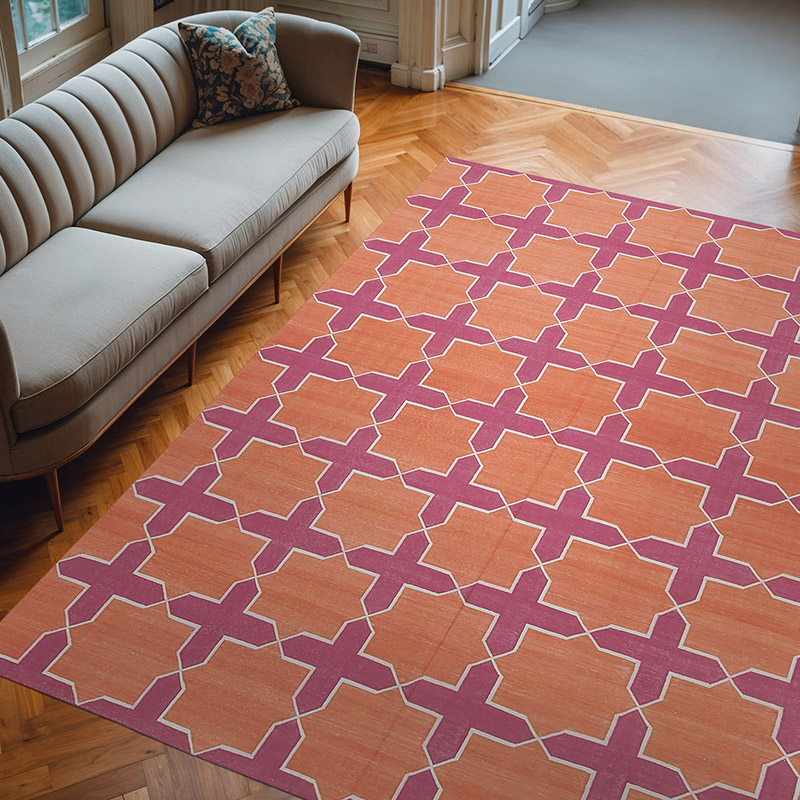 Yeni El Dokuma Dhurrie - 243 cm x 297 cm - K0037497