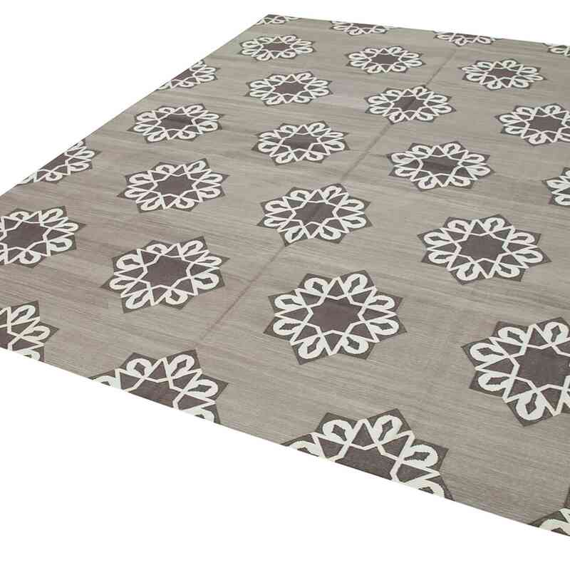 New Dhurrie Rug - 7' 10" x 9' 8" (94" x 116") - K0037515