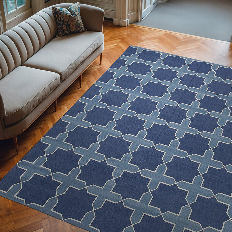 New Dhurrie Rug - 8' 2" x 9' 10" (98" x 118") - K0037521