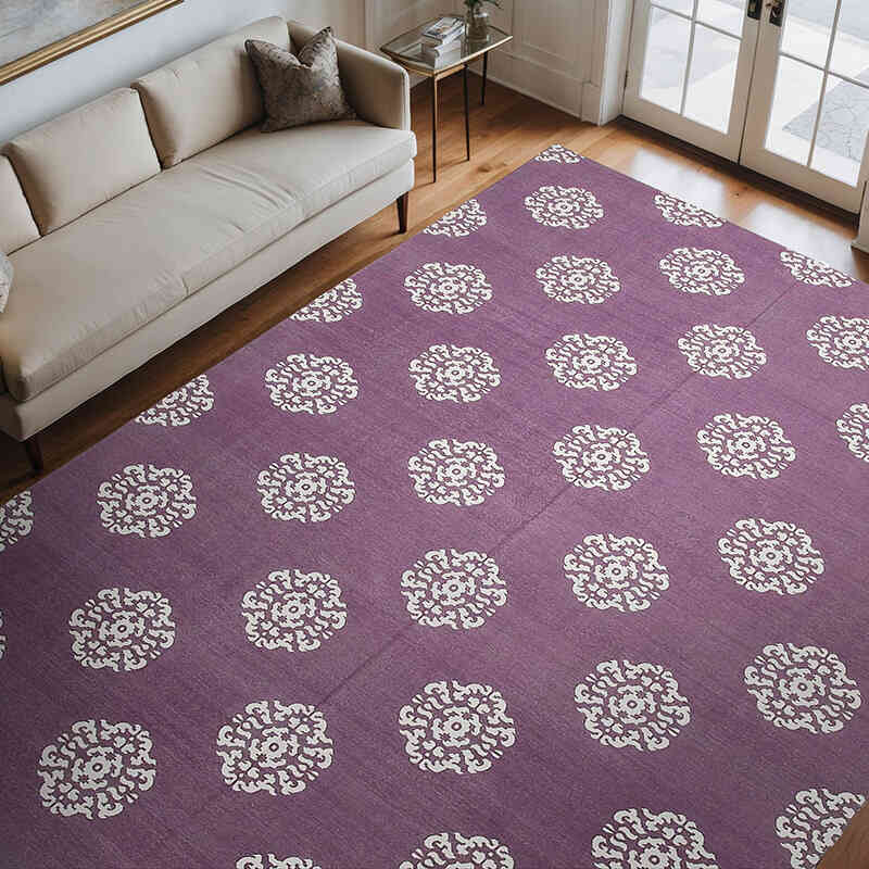 Nueva alfombra Dhurrie - 278 cm x 361 cm - K0037546