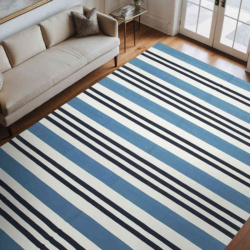 Nueva alfombra Dhurrie - 272 cm x 365 cm - K0037574