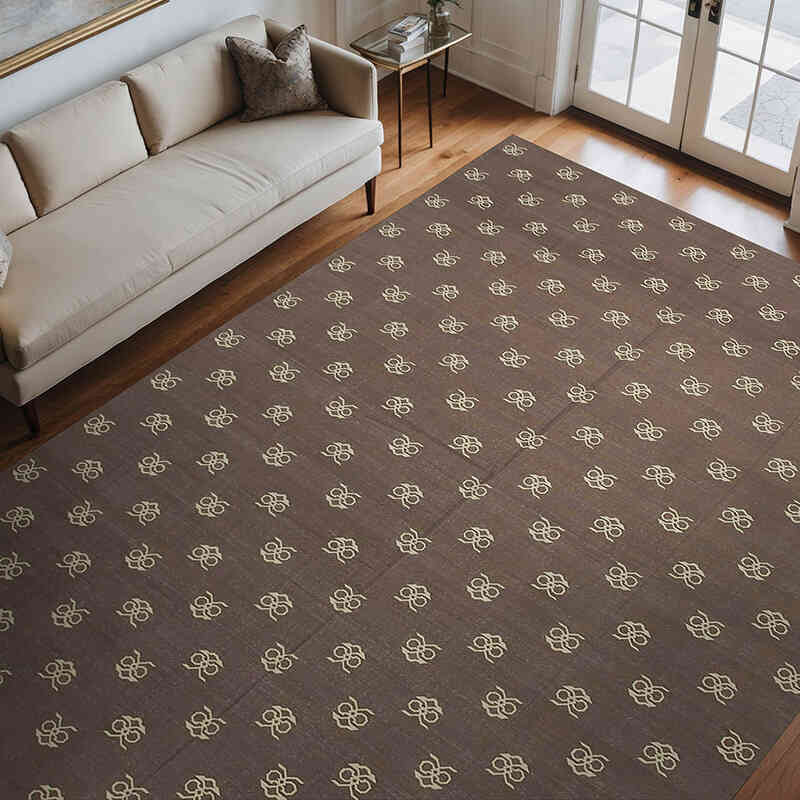 Nueva alfombra Dhurrie - 270 cm x 360 cm - K0037581