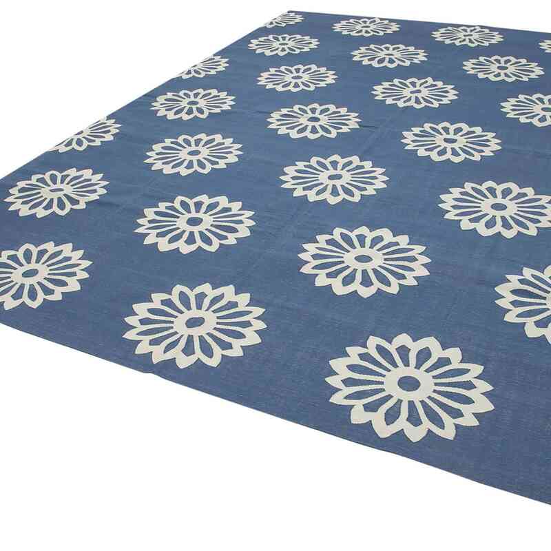 New Dhurrie Rug - 9' 1" x 11' 11" (109" x 143") - K0037582