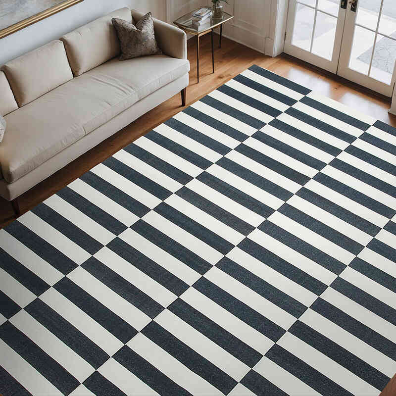 Nueva alfombra Dhurrie - 278 cm x 361 cm - K0037587