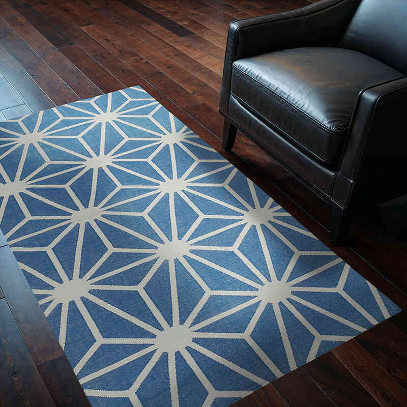 Nueva alfombra Dhurrie - 111 cm x 167 cm - K0037596