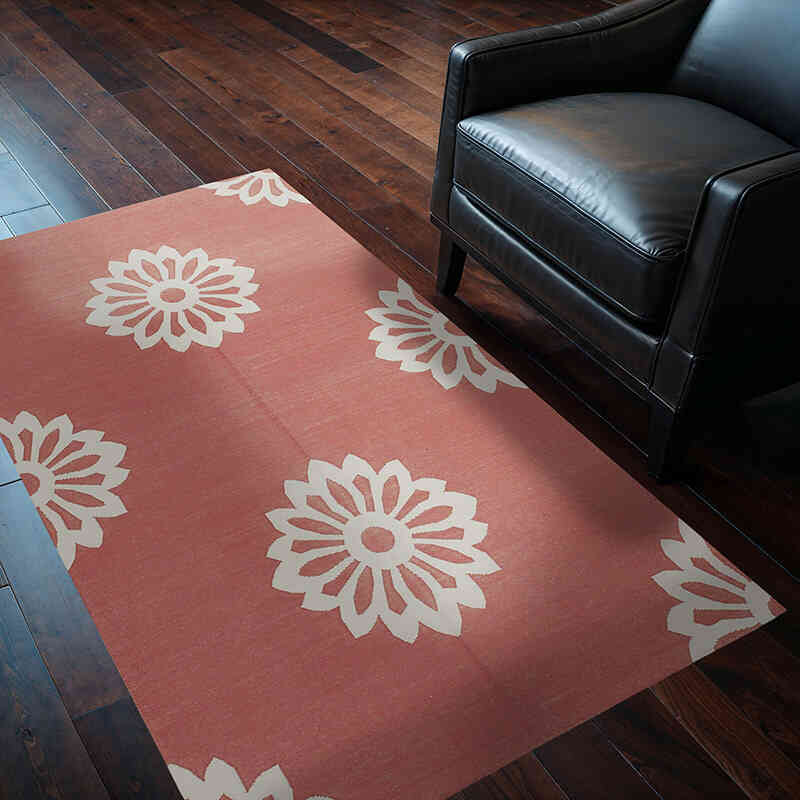 Nueva alfombra Dhurrie - 107 cm x 166 cm - K0037601