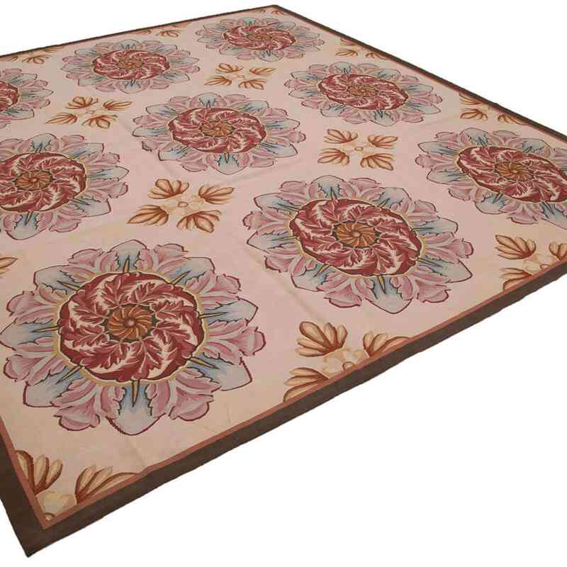 Aubusson Rug - 10' 1" x 11' 8" (121" x 140") - K0037610