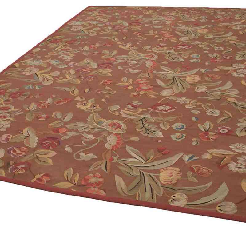 Aubusson Rug - 9' 1" x 11' 9" (109" x 141") - K0037613