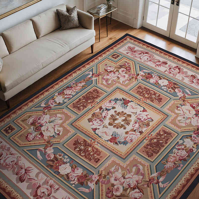Alfombra Aubusson  - 280 cm x 366 cm - K0037616