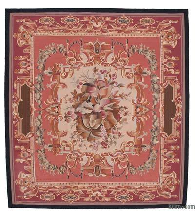 Aubusson Rug - 9' 11" x 10' 10" (119" x 130")