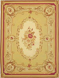 Aubusson Rug - 8' 9" x 12' 2" (105" x 146")