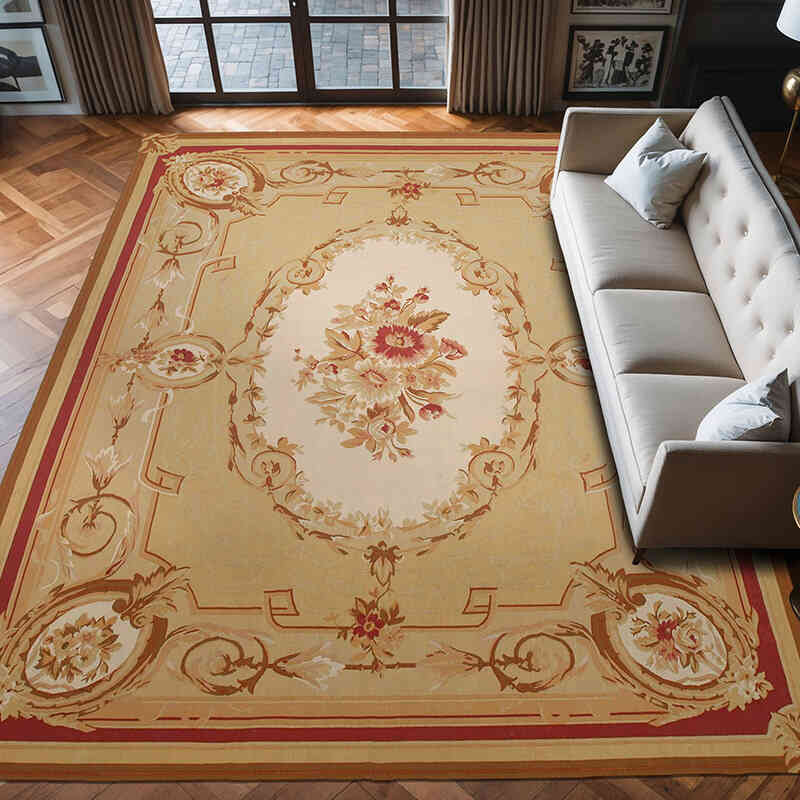 Aubusson Rug - 8' 9" x 12' 2" (105" x 146") - K0037622