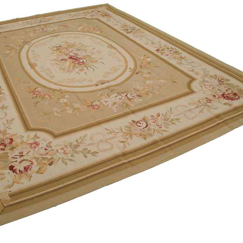 Aubusson Rug - 8' 11" x 11' 11" (107" x 143") - K0037626