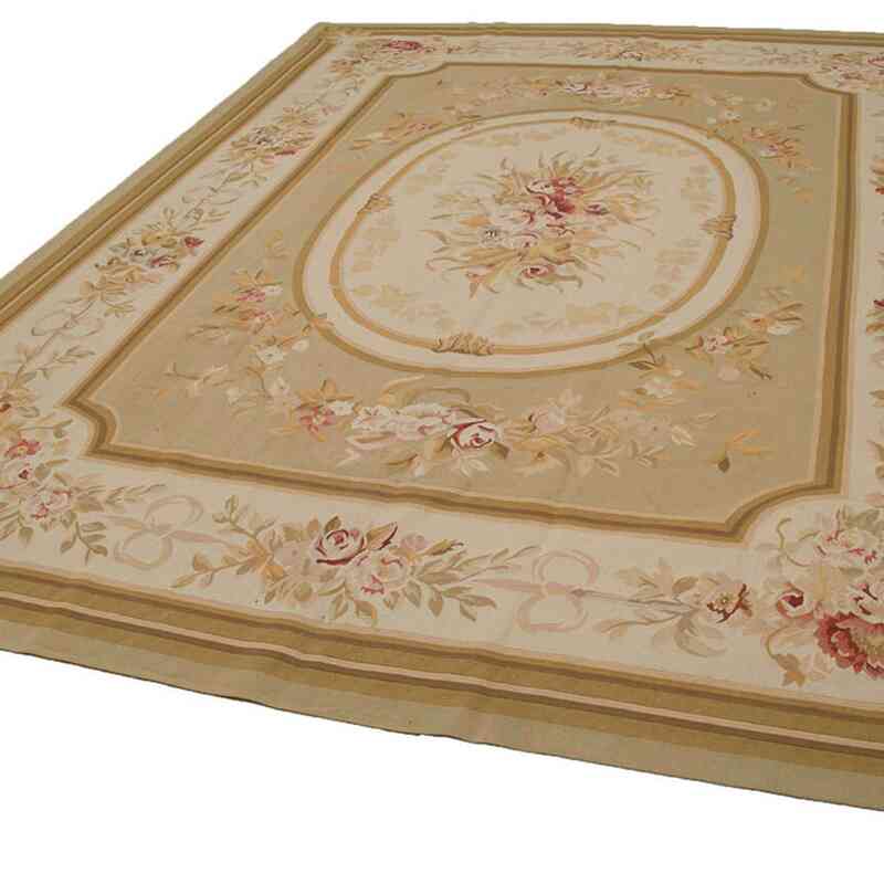 Aubusson Rug - 8' 11" x 11' 11" (107" x 143") - K0037626