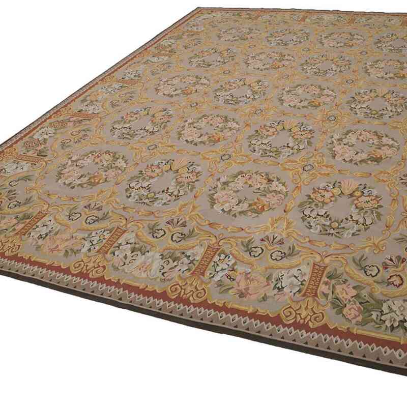 Aubusson Rug - 8' 9" x 12' 2" (105" x 146") - K0037628