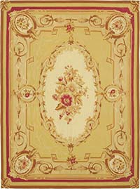 Aubusson Rug - 8' 9" x 11' 9" (105" x 141")