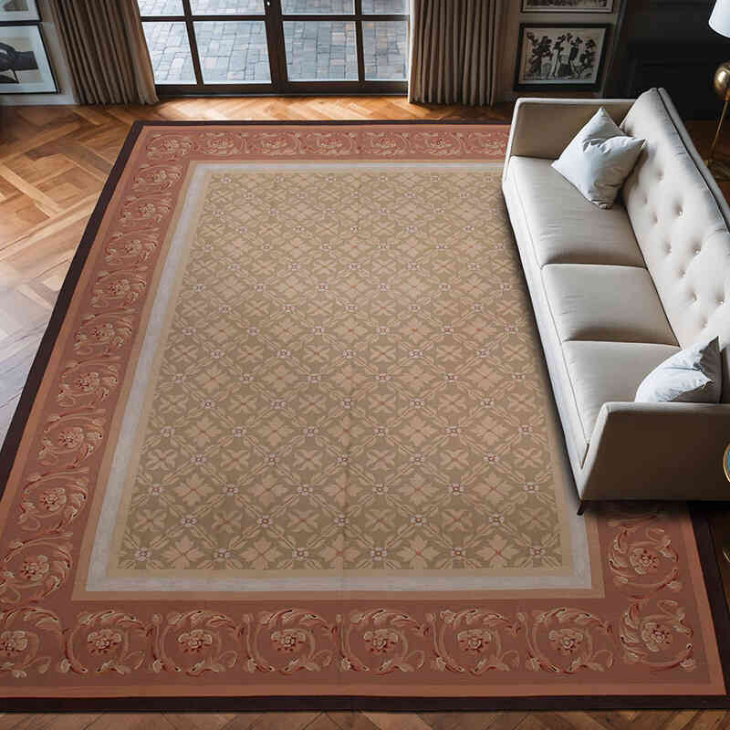 Aubusson Rug - 9' 11" x 13' 9" (119" x 165") - K0037633