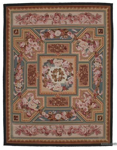 Aubusson Rug - 9'  x 11' 11" (108" x 143")