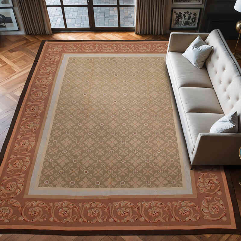 Alfombra Aubusson  - 294 cm x 416 cm - K0037655
