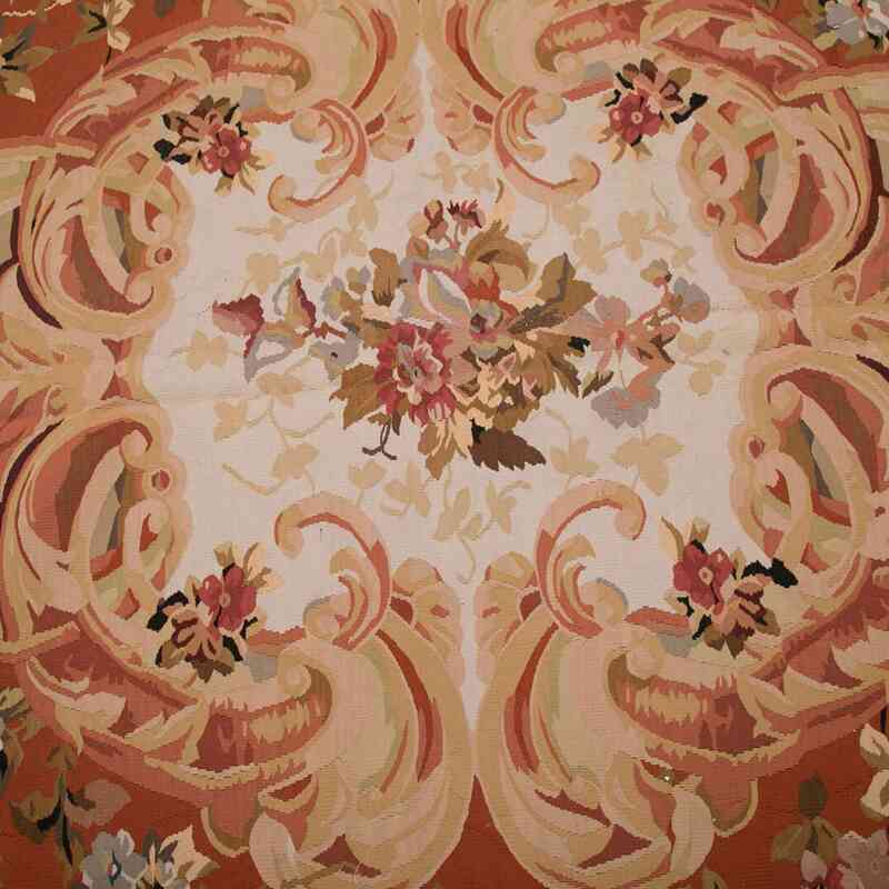 Aubusson Rug - 10' 4" x 13' 5" (124" x 161") - K0037660