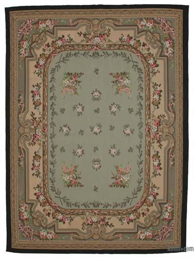Aubusson Rug - 8' 10" x 11' 11" (106" x 143")