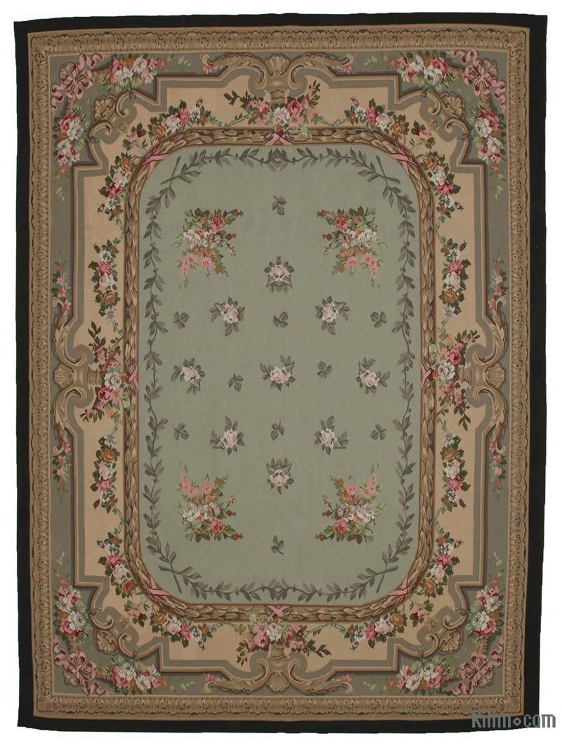 Aubusson Rug - 8' 10" x 11' 11" (106" x 143") - K0037662