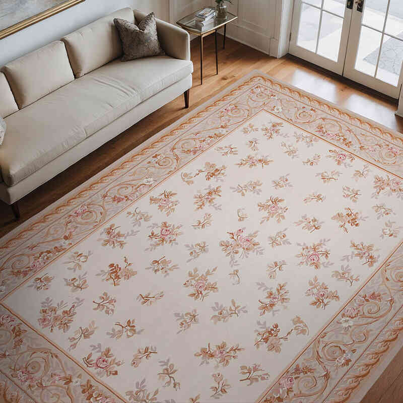 Alfombra Aubusson  - 263 cm x 353 cm - K0037663