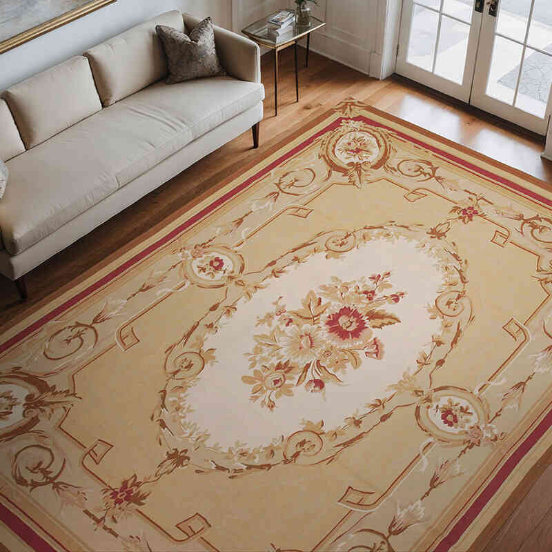 Alfombra Aubusson  - 264 cm x 367 cm - K0037668