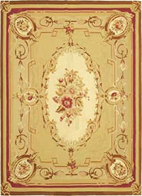 Aubusson Rug - 8' 8" x 11' 11" (104" x 143")