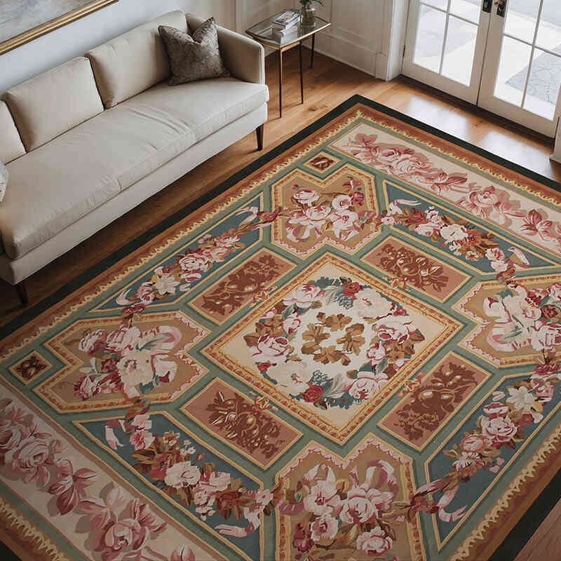 Alfombra Aubusson  - 280 cm x 369 cm - K0037676
