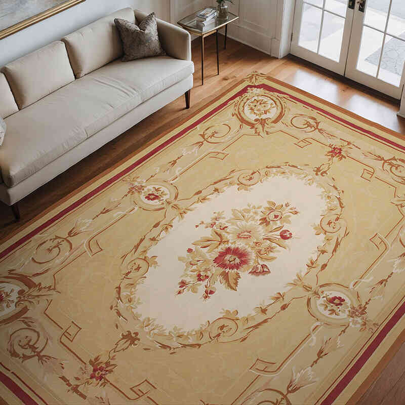 Alfombra Aubusson  - 261 cm x 362 cm - K0037679