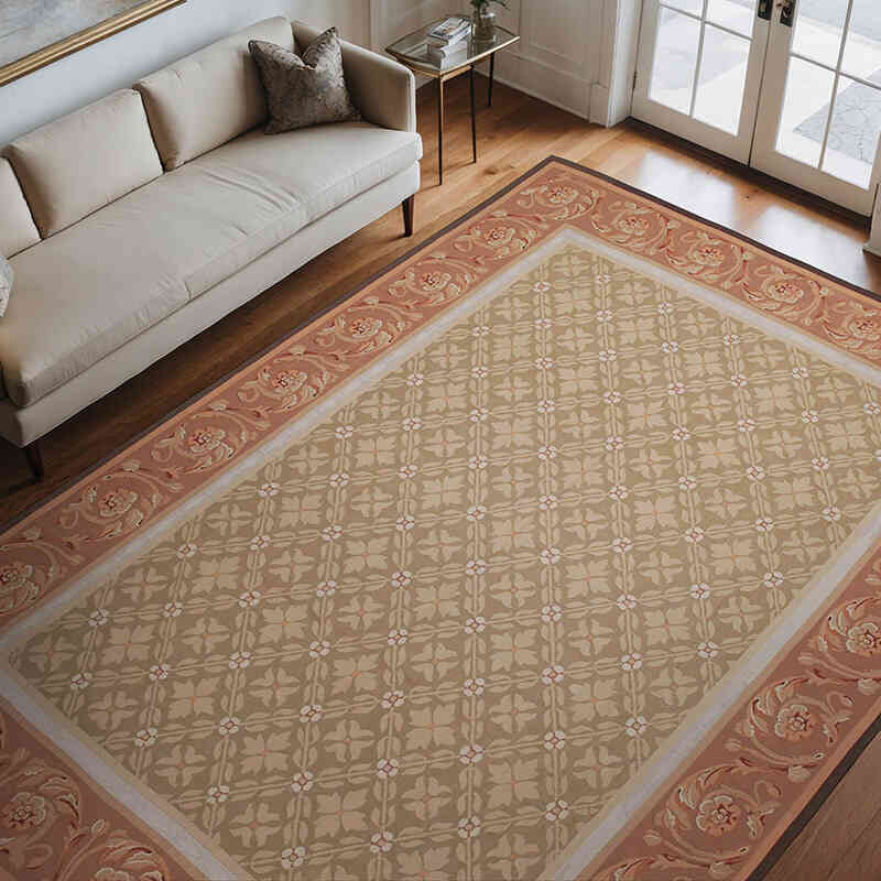 Aubusson Rug - 8' 7" x 12'  (103" x 144") - K0037685
