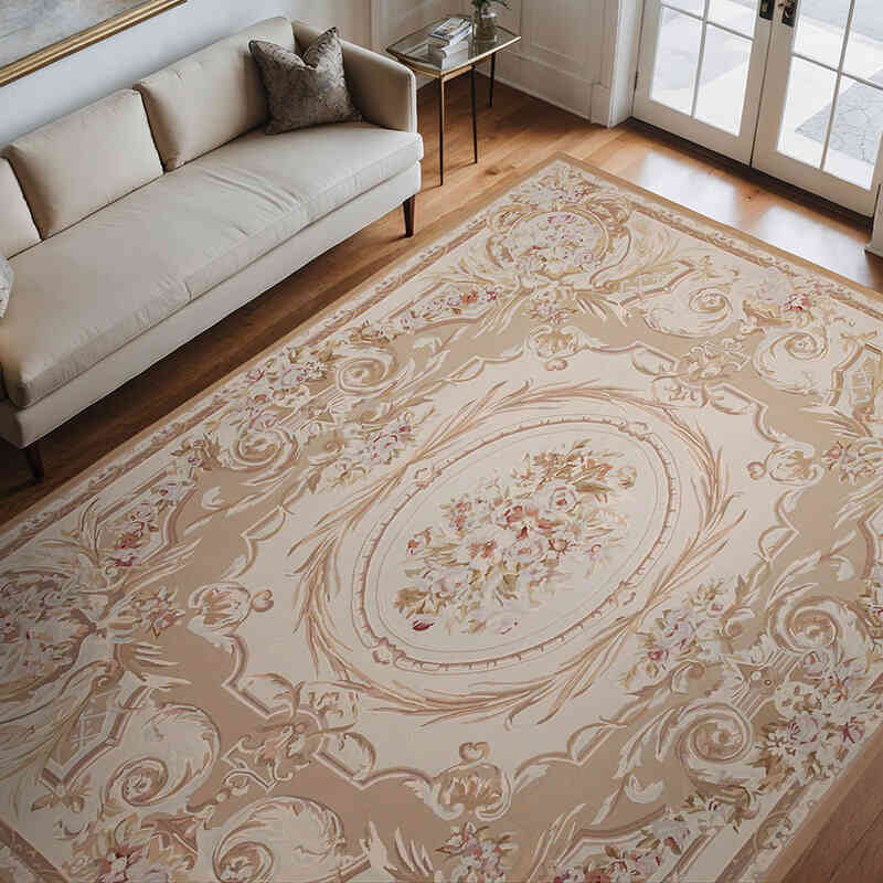 Aubusson Rug - 8' 10" x 12'  (106" x 144") - K0037687