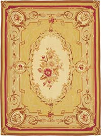 Aubusson Rug - 8' 8" x 11' 11" (104" x 143")