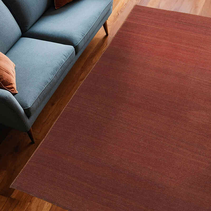 Kırmızı Modern Yeni Kilim - 210 cm x 258 cm - K0037712