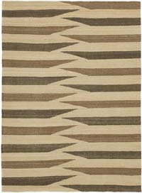Bej, Kahverengi Modern Yeni Kilim - 176 cm x 237 cm