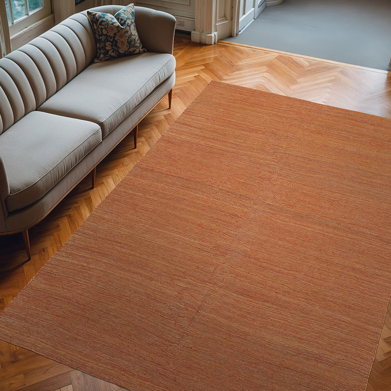 Turuncu Modern Yeni Kilim - 212 cm x 292 cm - K0037720