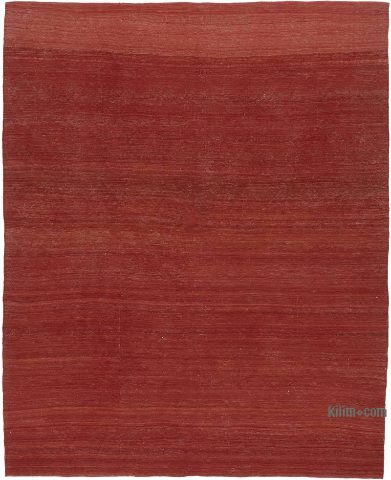Red New Contemporary Kilim Rug - Z Collection - 7' 5" x 9' 3" (89 in. x 111 in.) - K0037731