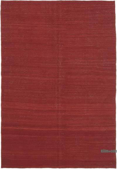 Kırmızı Modern Yeni Kilim - 187 cm x 273 cm