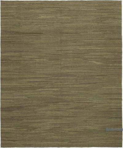 Yeşil Modern Yeni Kilim - 255 cm x 313 cm