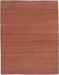Red New Contemporary Kilim Rug - Z Collection - 7' 1" x 9' 2" (85" x 110")