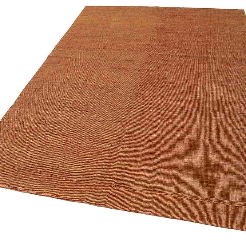 Red New Contemporary Kilim Rug - Z Collection - 5' 6" x 8' 1" (66 in. x 97 in.) - K0037773